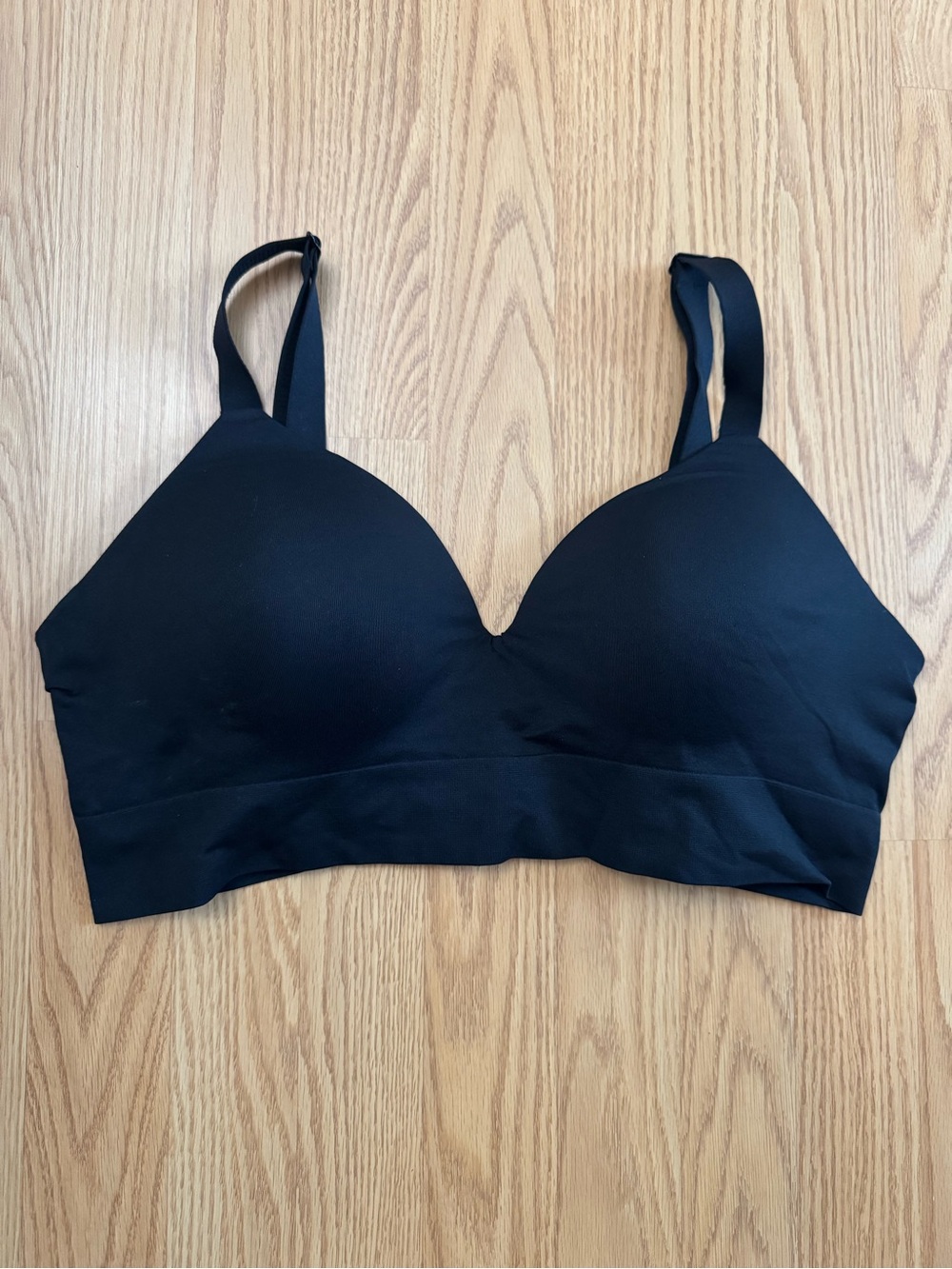 Truekind Wireless Molded Cup Bra — Black XL